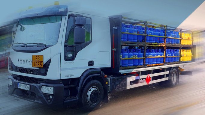 Transpeco Transport secundar al buteliilor de GPL